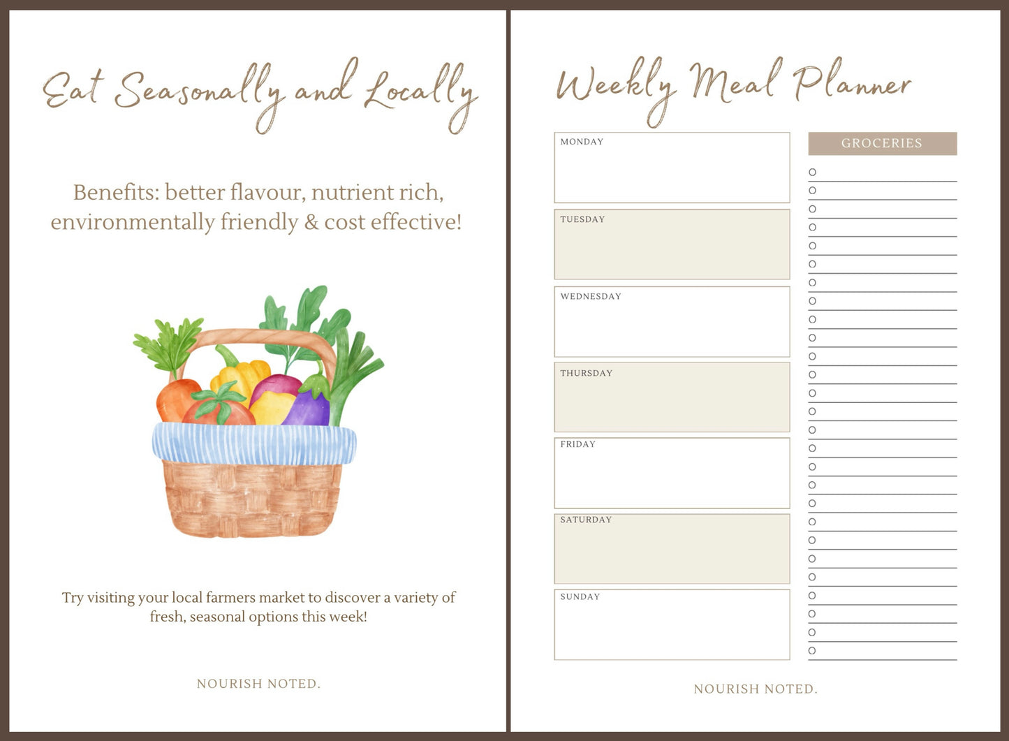Food & Wellness Journal